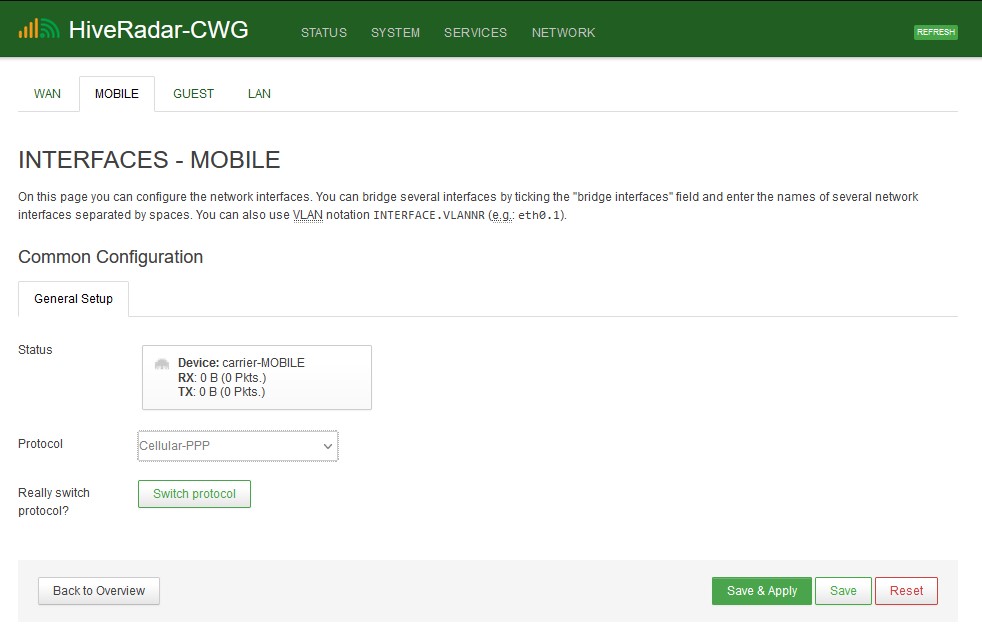 Switching Modem Protocols